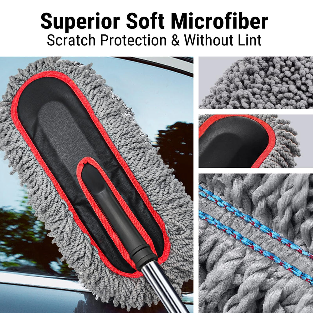YeewayVeh microfiber head after washing to show restored loft and reusable cleaning performance