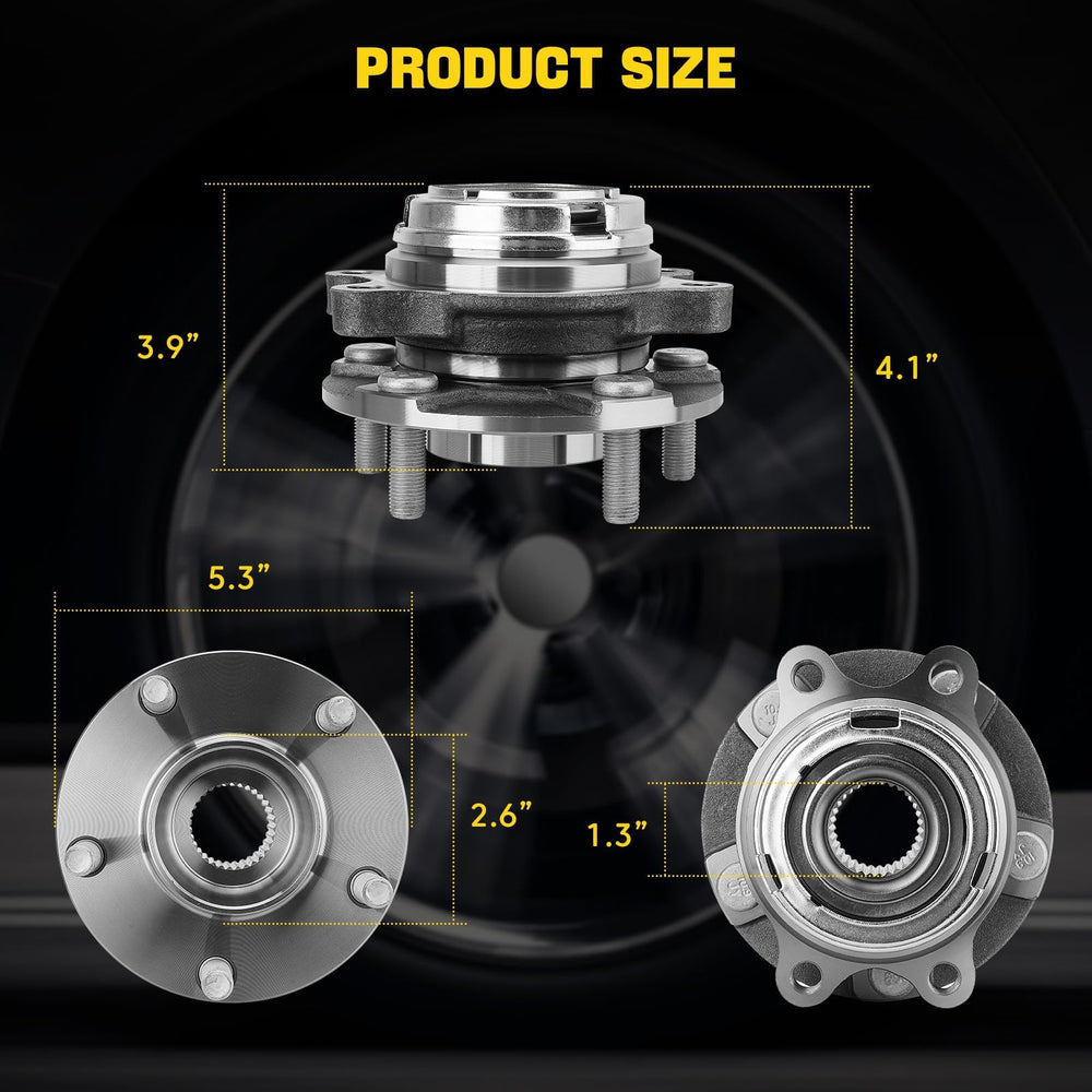 YEHERIT packaged hub with hardware illustrating ready-to-install convenience benefit