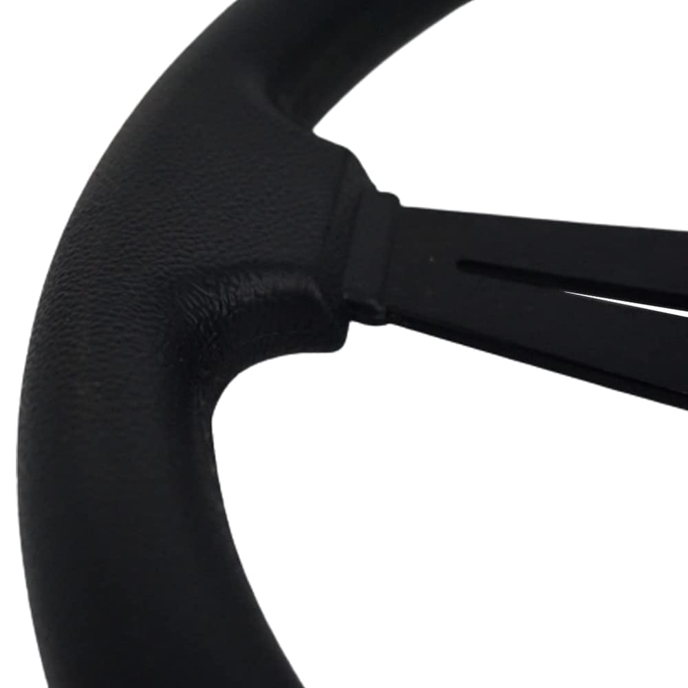 YEHICY side profile showing 13.8 inch diameter for faster steering response