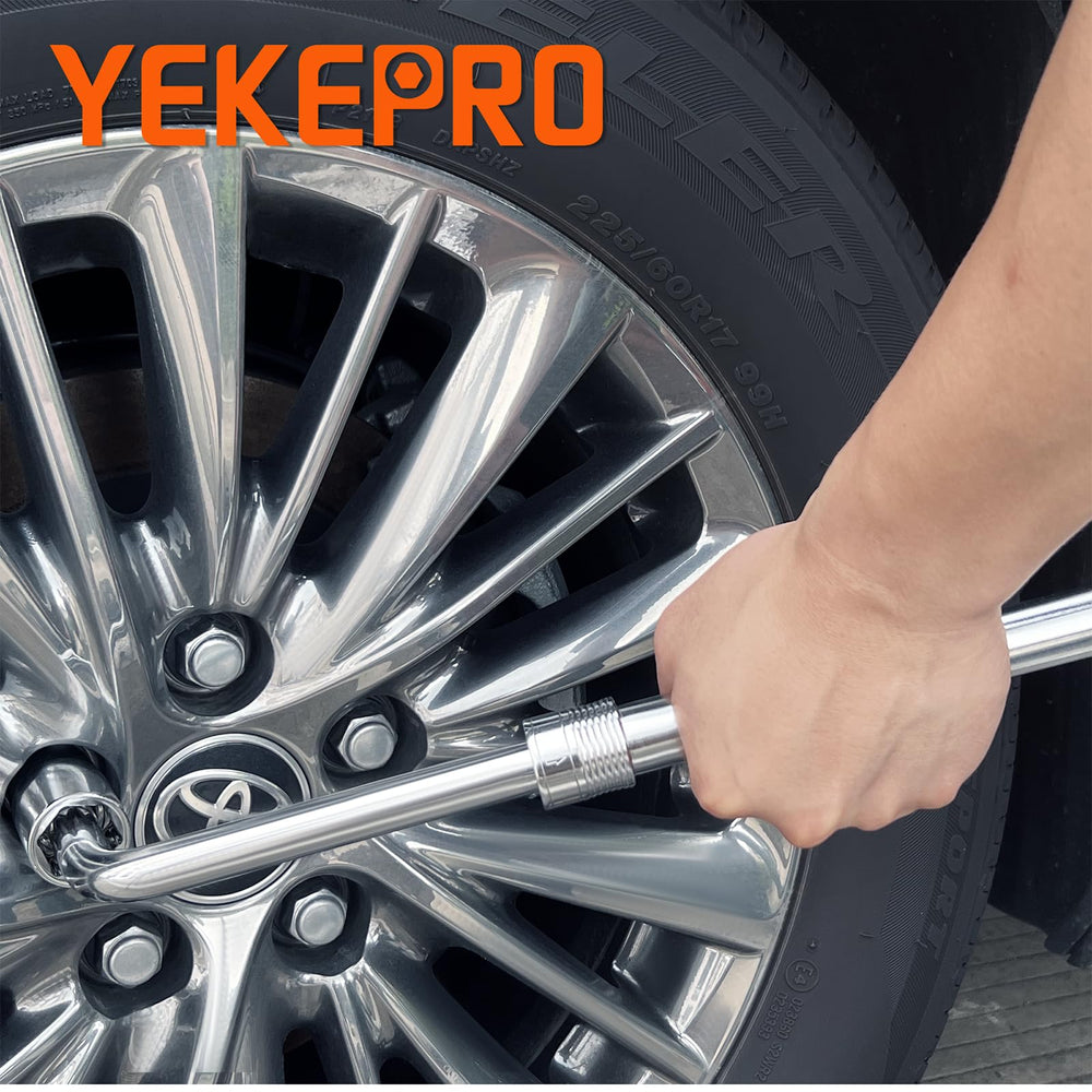 YEKEPRO wrench next to hand showing compact storage and easy handling