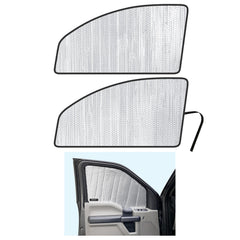 YelloPro Auto front view showing custom-fit sunshade protecting cabin