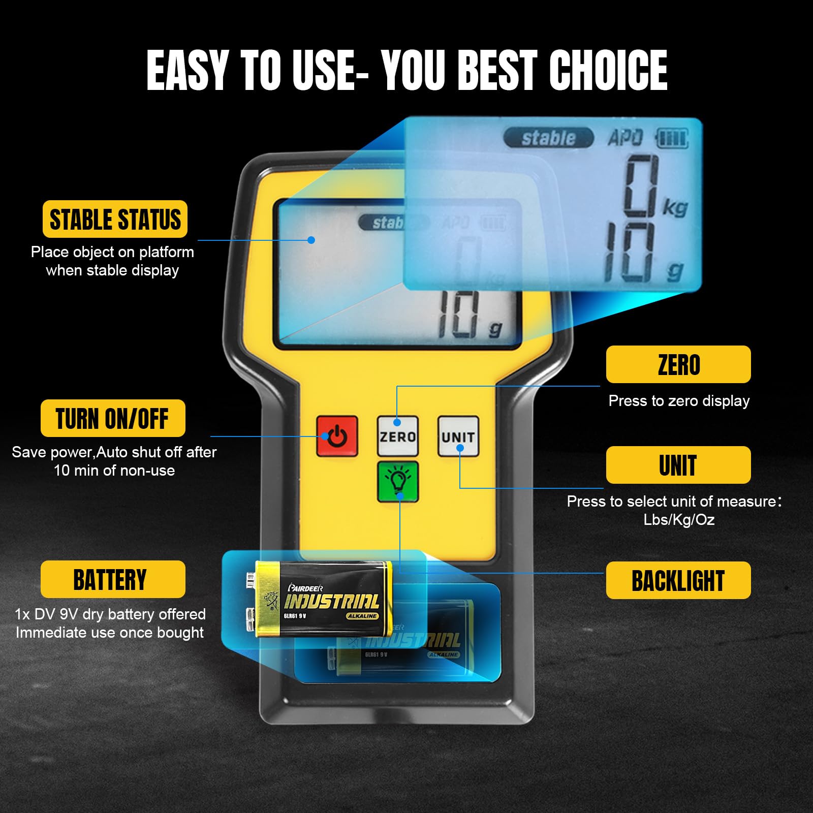 YELLOW JACKET scale with refrigerant tank in use speeds charging accuracy