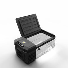 YELLOW JACKET touch panel display showing easy temperature control at a glance