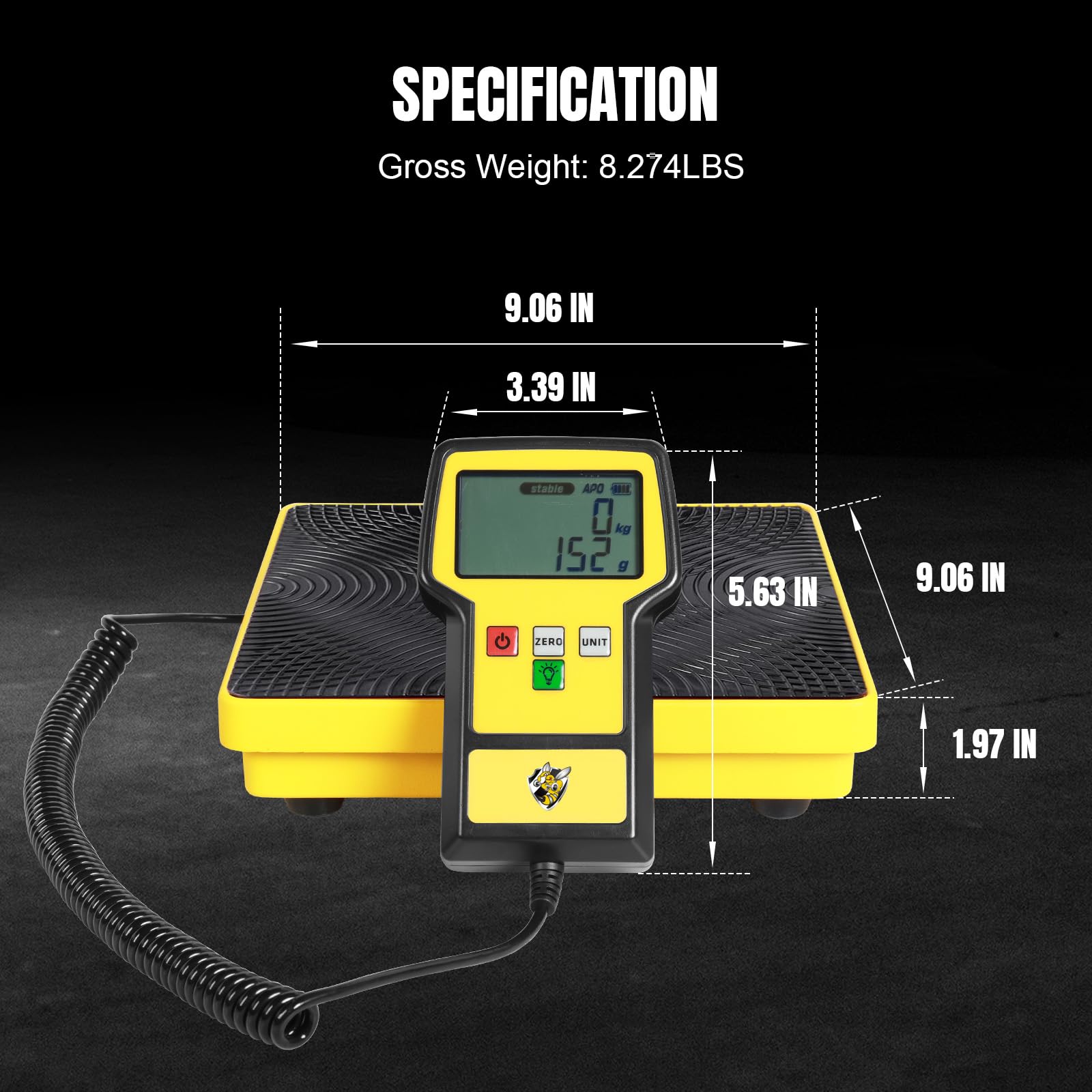 YELLOW JACKET waterproof hard case open for safe transport and storage