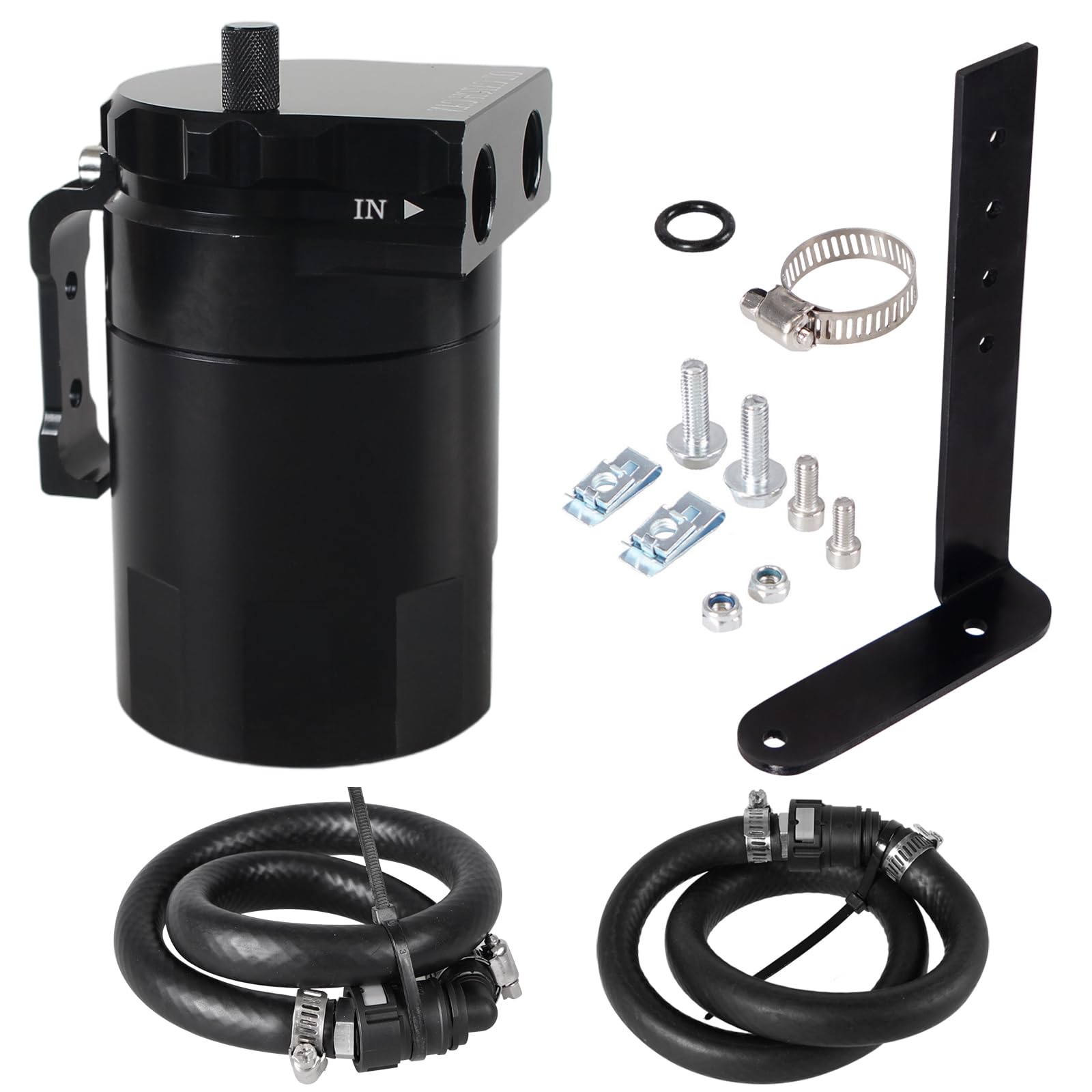 YESHMA front view packaged catch can showing compact design and easy mounting benefit