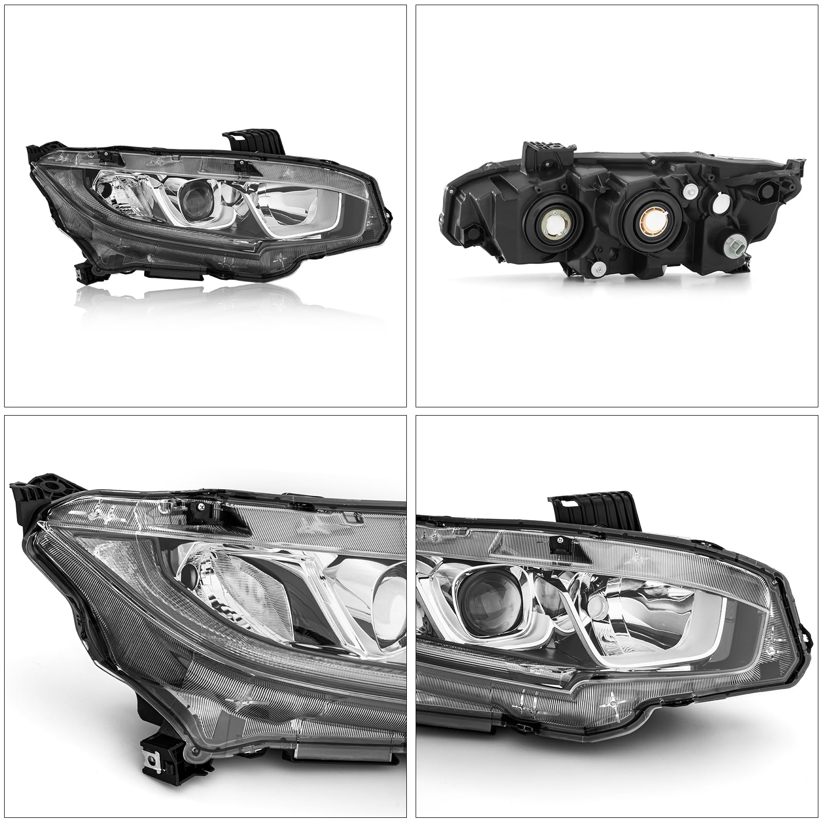 YEWISE headlight packaging and accessories ready for installation benefit