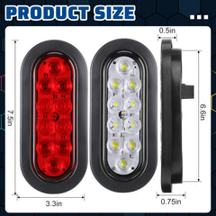 Yexiya close-up of oval lens highlighting LED array and improved visibility