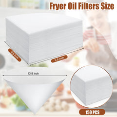 Yexiya single filter folded into a cone demonstrating easy setup benefit