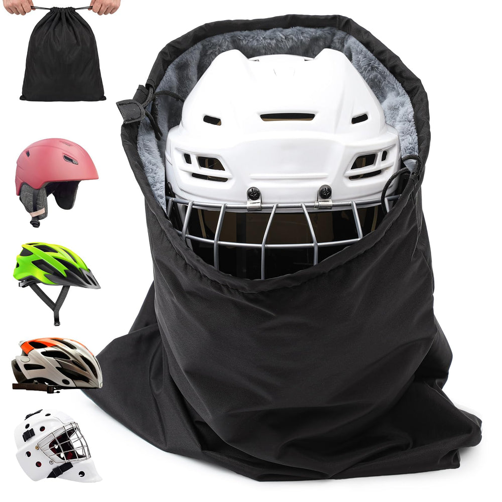 Yeyeplum front view helmet bag showing sleek protection and easy storage