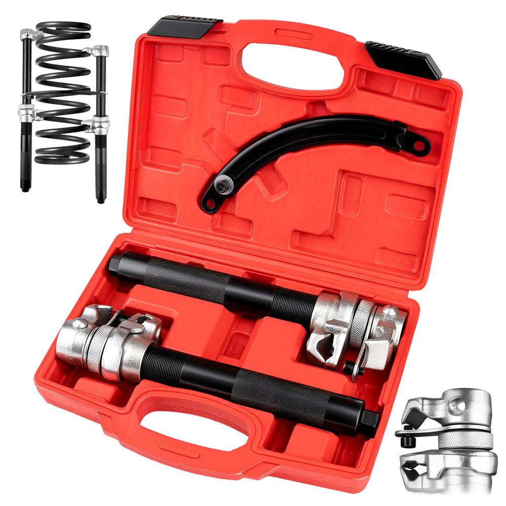 YEYETUO front view of compressor set showing compact kit and benefit of portability
