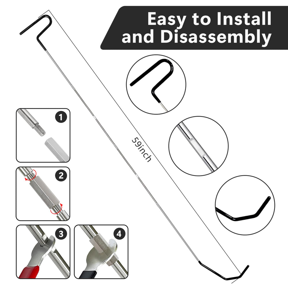 YEYINGZHUO stainless steel close-up showing corrosion resistance and durable tool tips