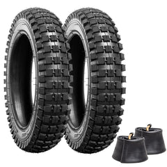 YeYouC front view of two 12.5x2.75 tires and tubes, ready to replace old wheels