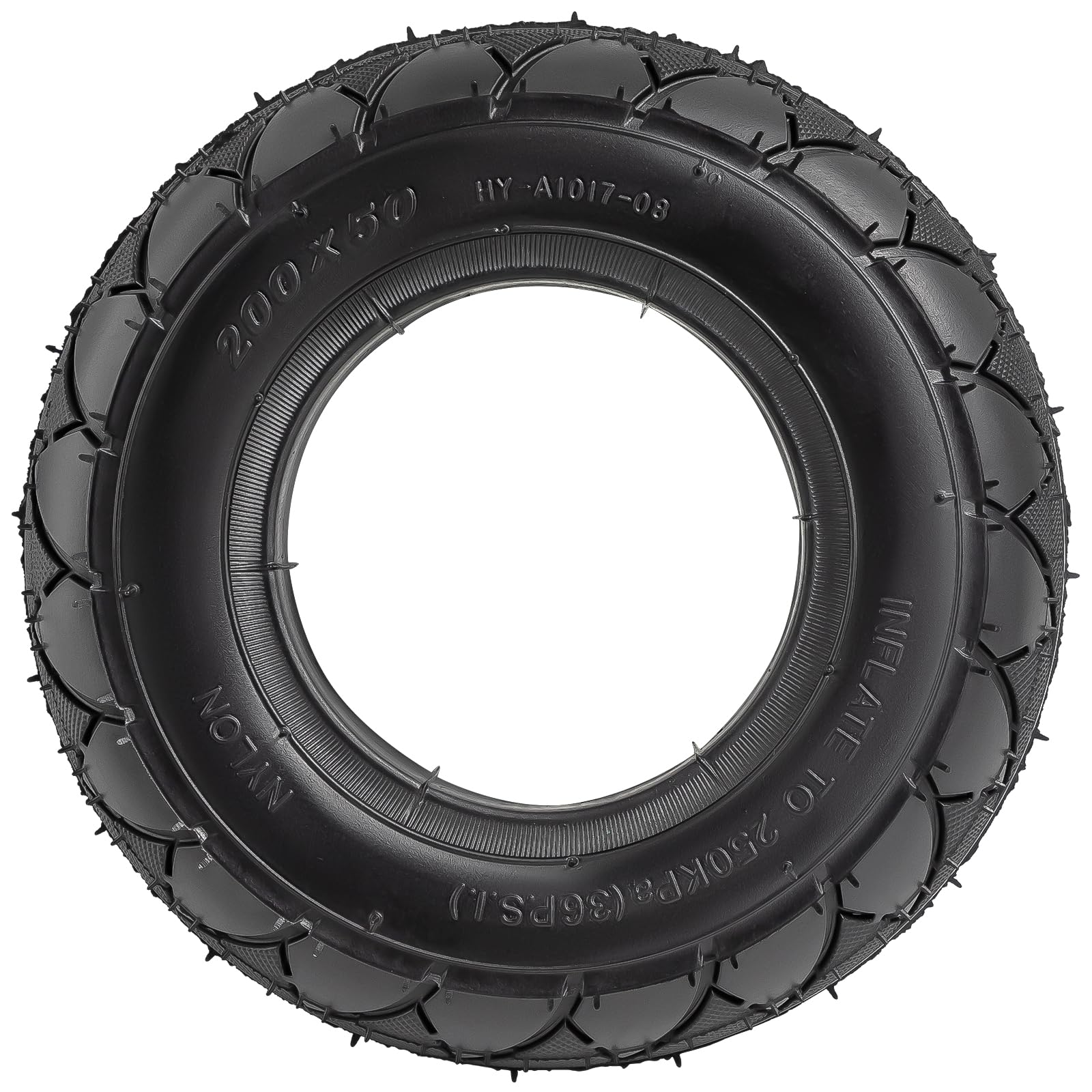 YeYouC tire mounted on electric scooter illustrating stable ride performance