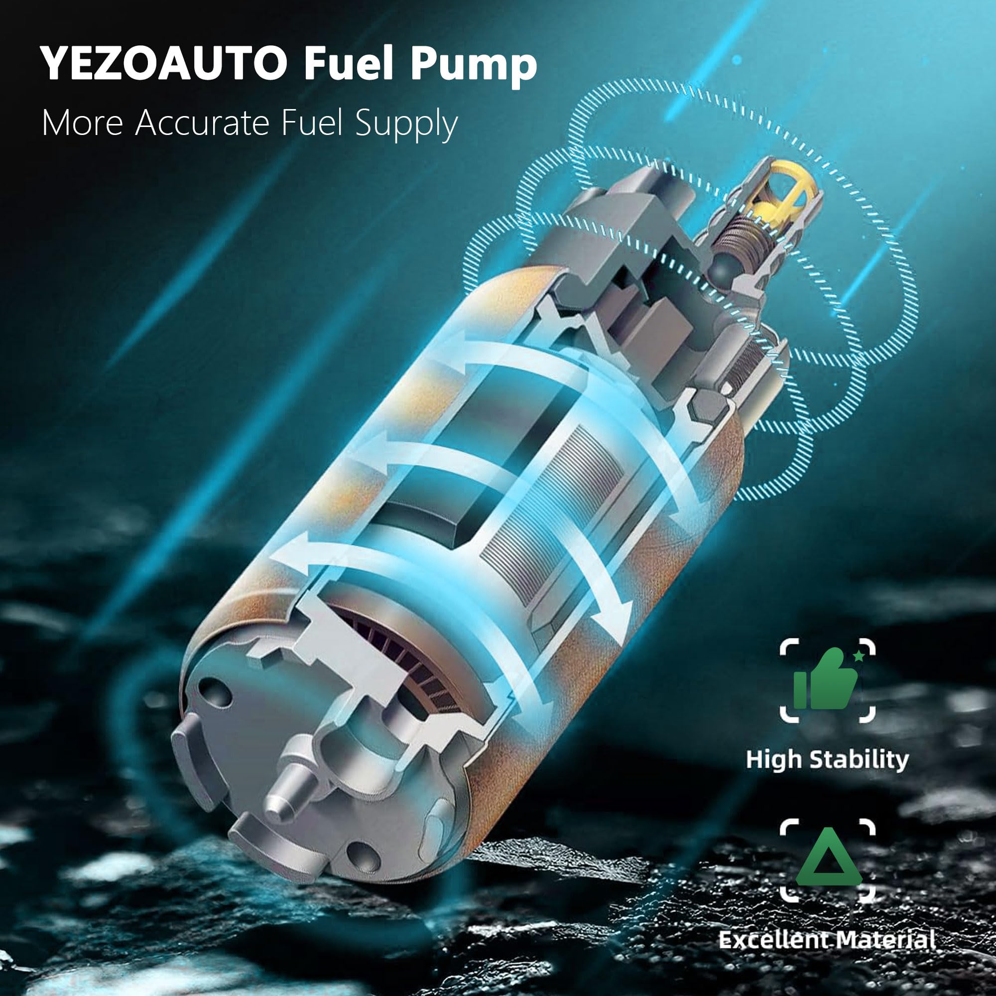 Yezoauto installed on a Honda fuel line demonstrating direct replacement