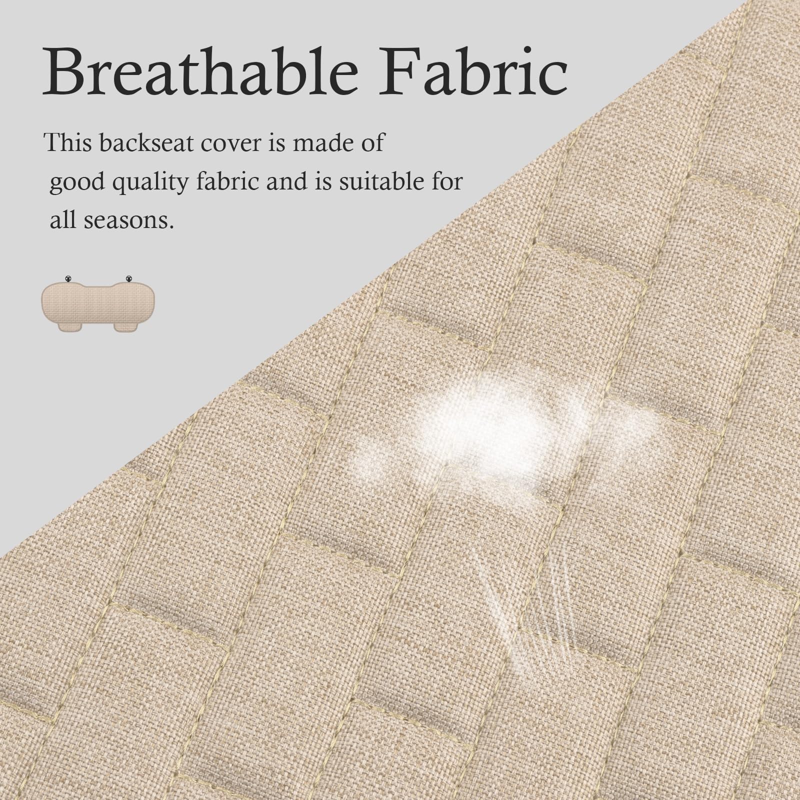 YGDMD underside anti-slip particles detail preventing cushion movement while driving