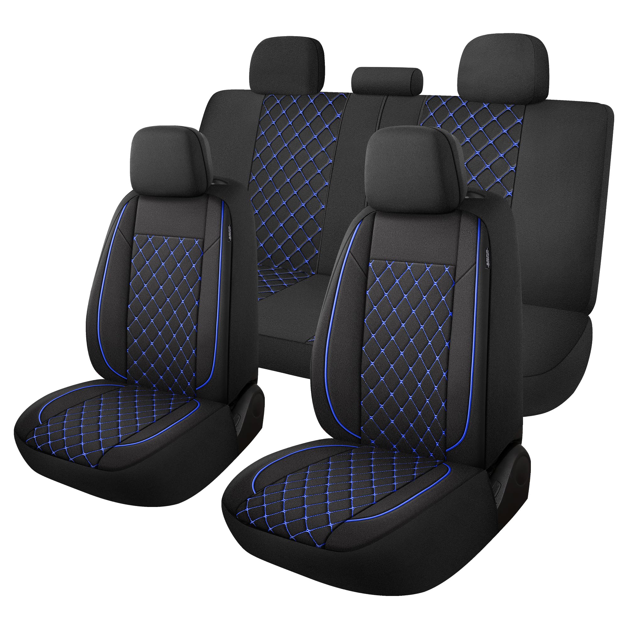 YGL front seat full set showing protective coverage and sporty look