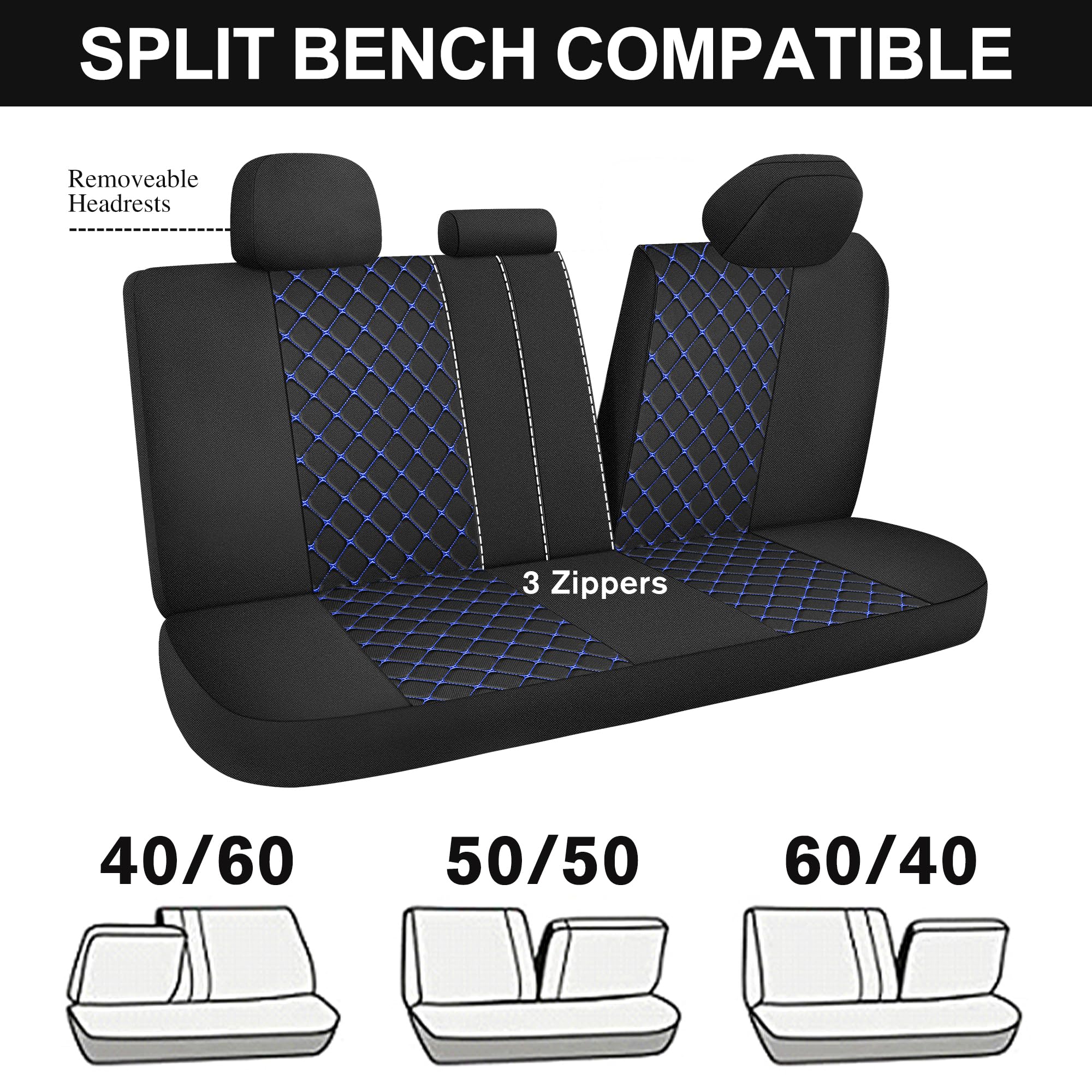 YGL rear seat setup illustrating full-set coverage and uniform style