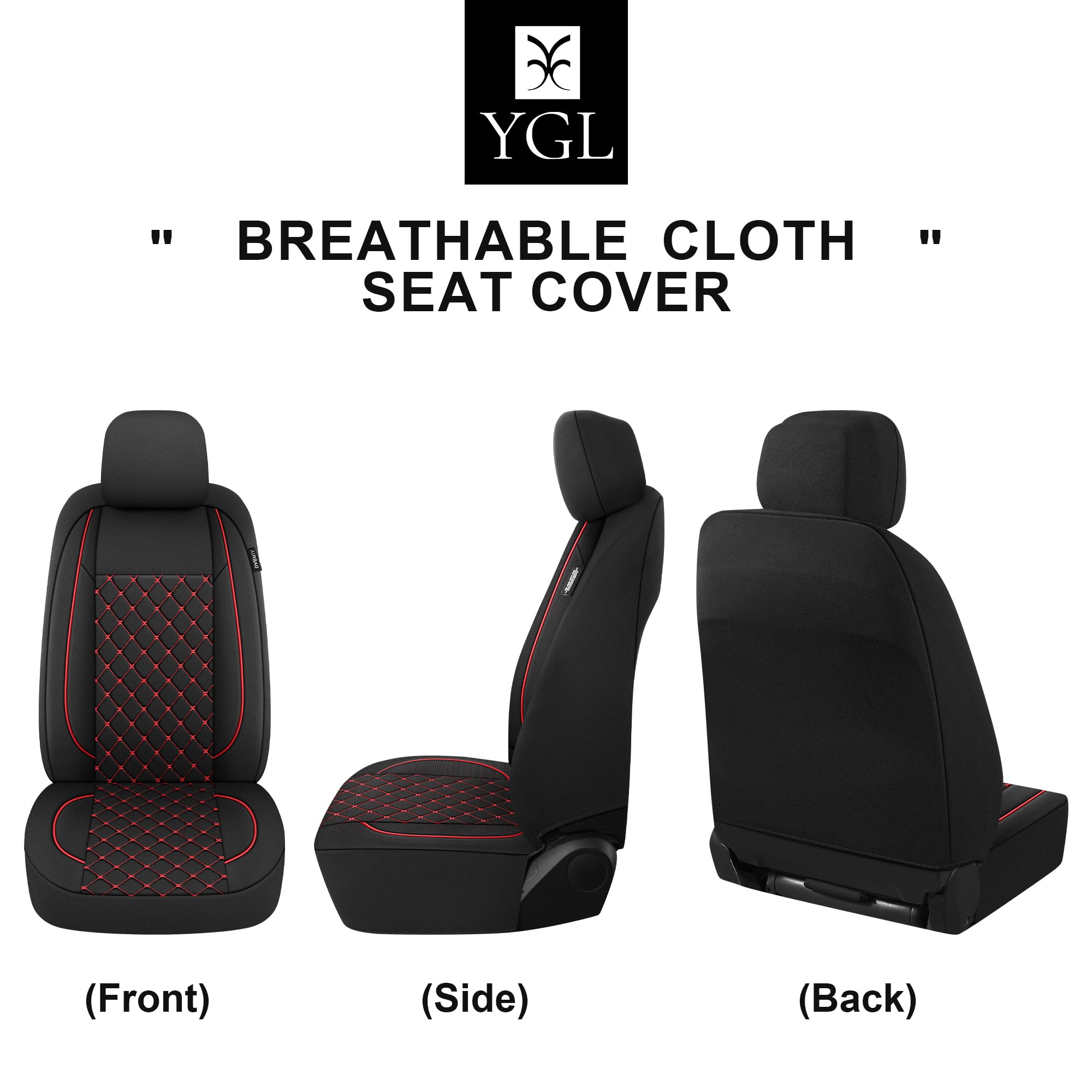 YGL seat in use driver perspective showing comfort and breathable benefit