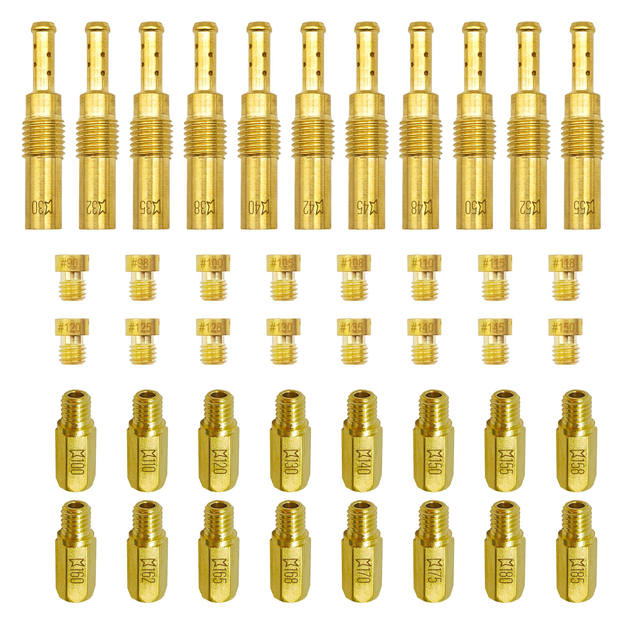 YGQ front packaging showing full 43-piece jet kit and contents benefit quick selection