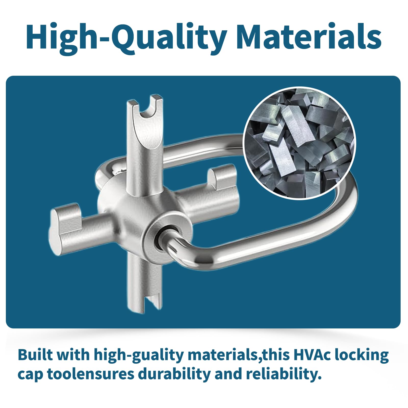 YGUAYINGC machined head detail showing multiple profiles for stable engagement and durability
