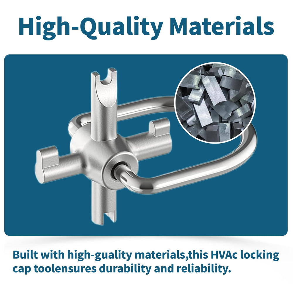 YGUAYINGC machined head detail showing multiple profiles for stable engagement and durability