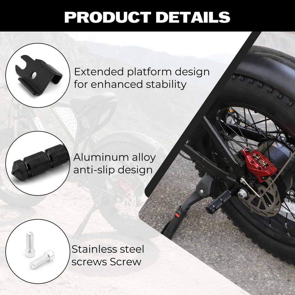 YIBEICO mount bracket and bolt showing secure fitment