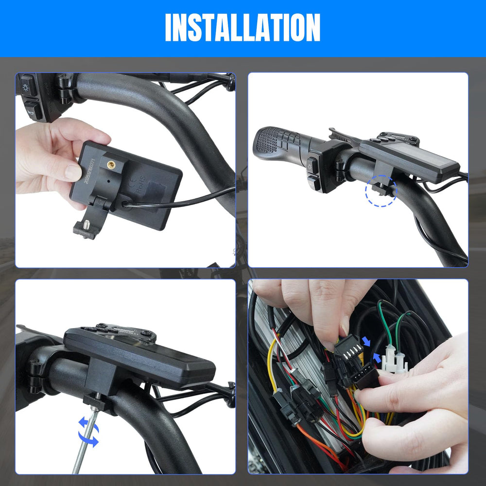 YIBEICO packaging with mounting parts for complete replacement kit benefit