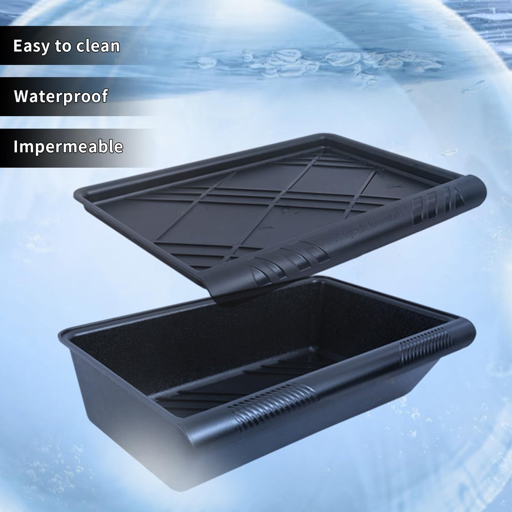 Yieokei organizer beside a water bottle showing compact size and scale
