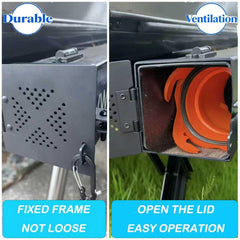 Yigottche close-up of vent holes showing airflow design that reduces moisture