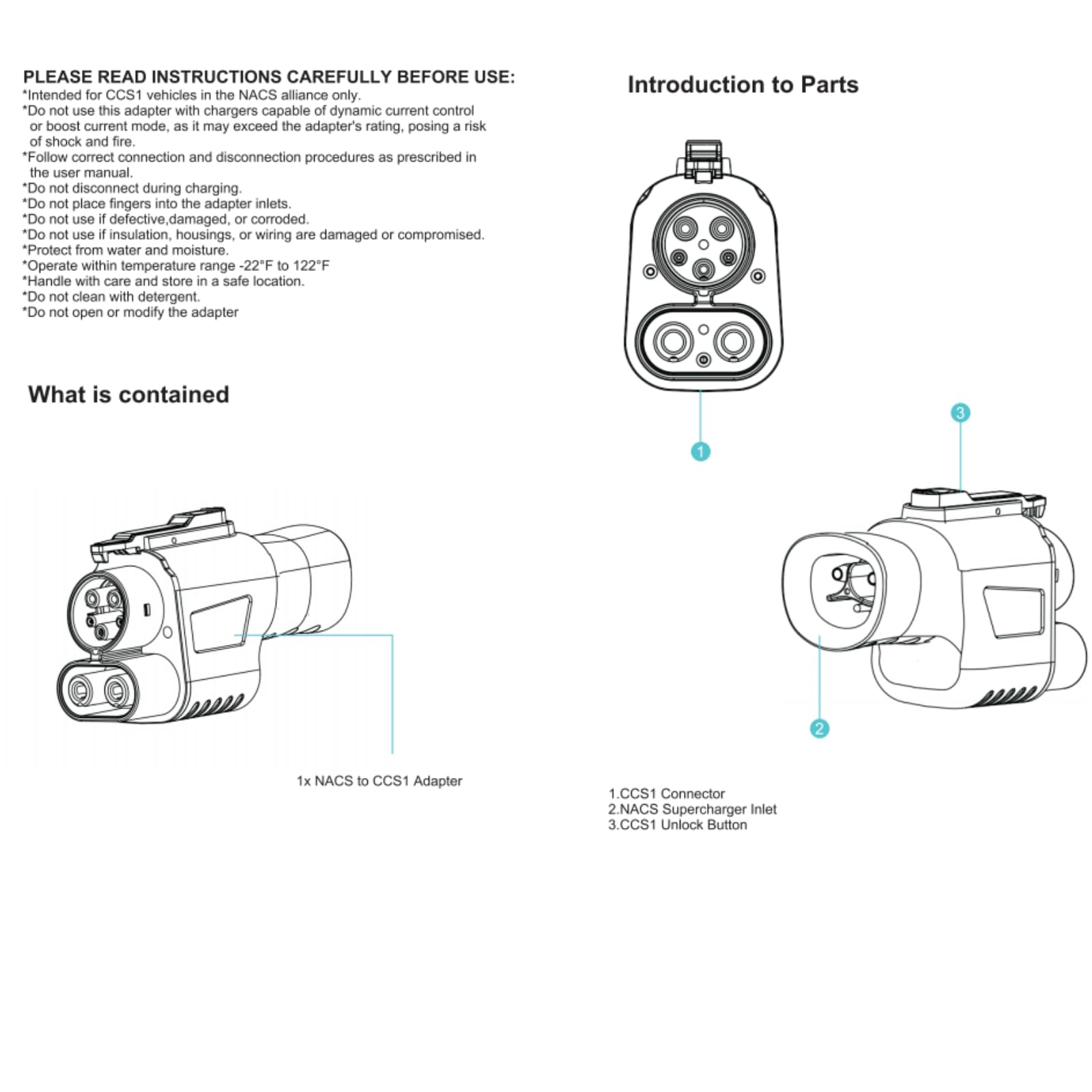 YIGPAIPO CCS plug detail highlighting precision contacts for safe power transfer