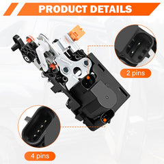 Yikesai actuator installed inside door panel demonstrating proper fitment