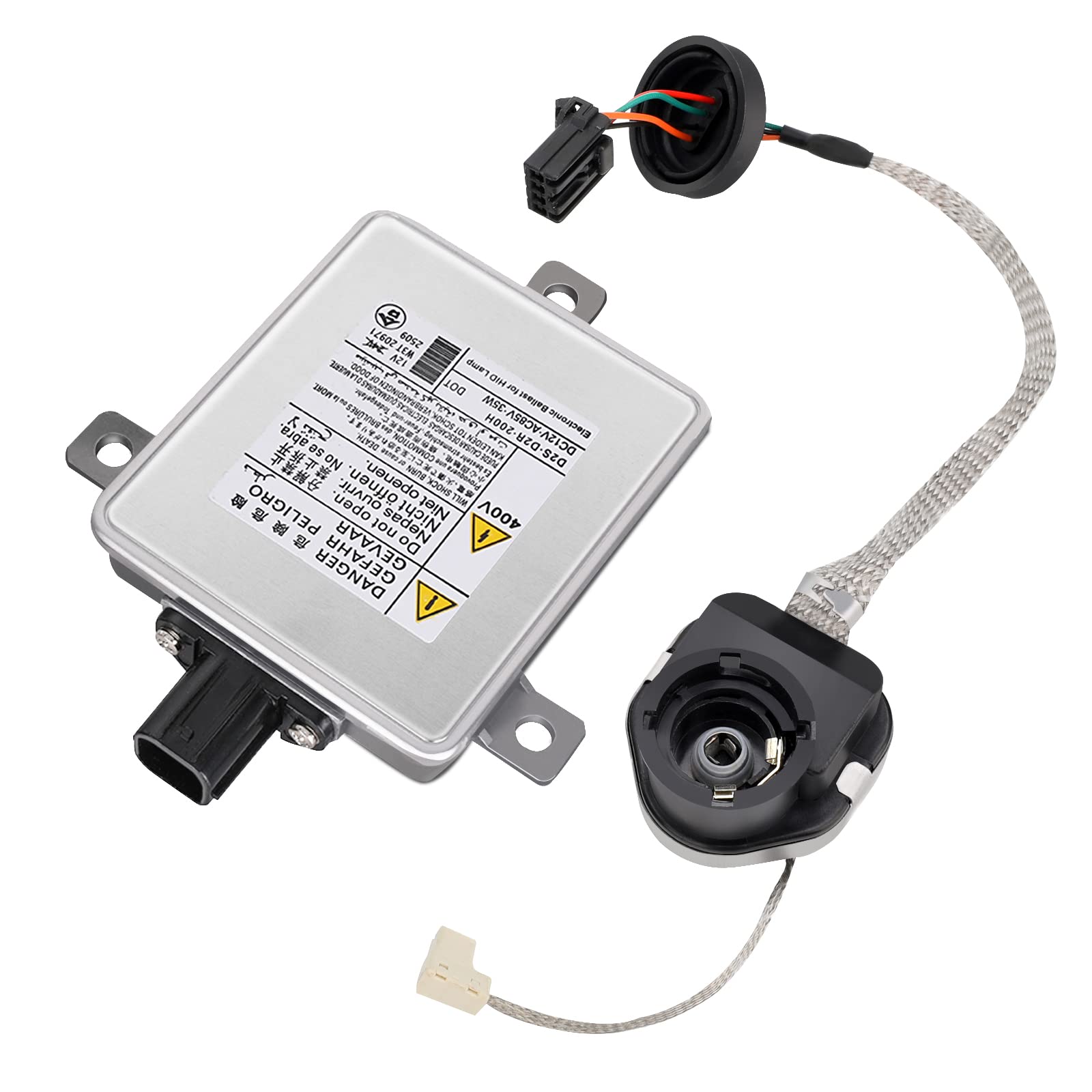 Yikesai ballast front view showing compact housing and mounting points for reliable replacement