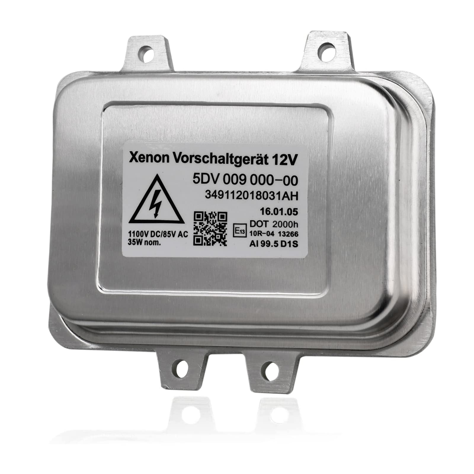 Yikesai ballast front view showing plug and durable housing for reliable restarts