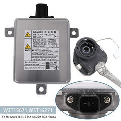 Yikesai ballast with igniter and connectors showing complete kit for plug-and-play installation