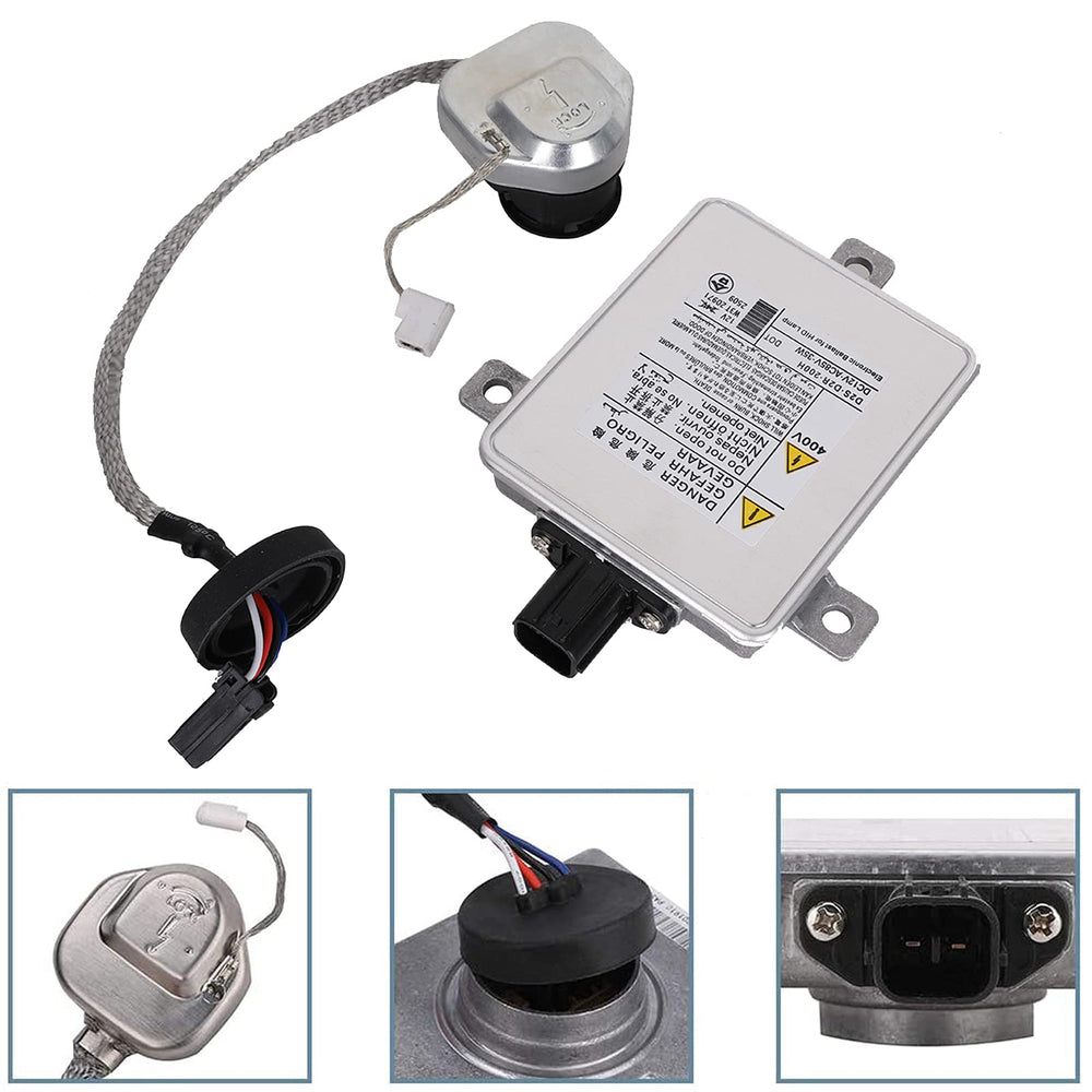 Yikesai ballast label closeup displaying part number and compatibility for accurate match