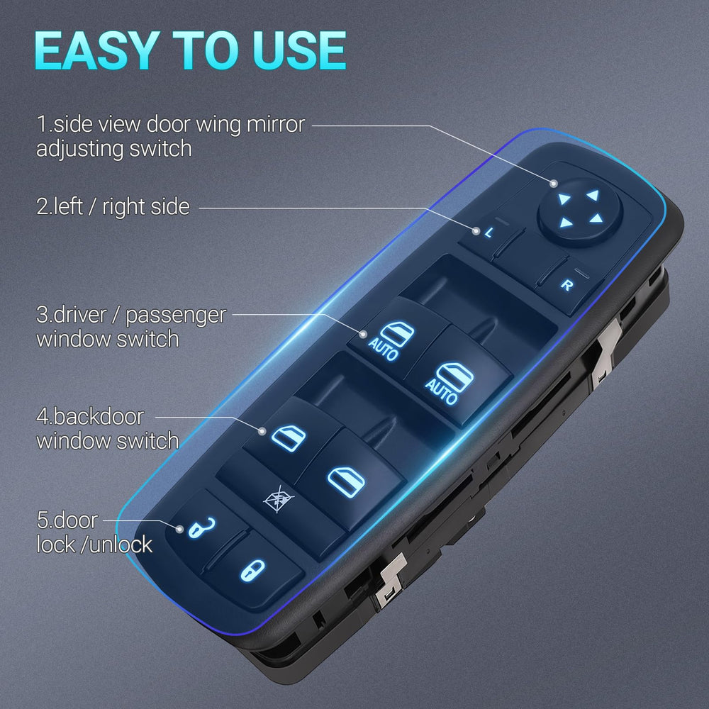 Yikesai side profile showing mounting tabs for secure OEM-style fitment