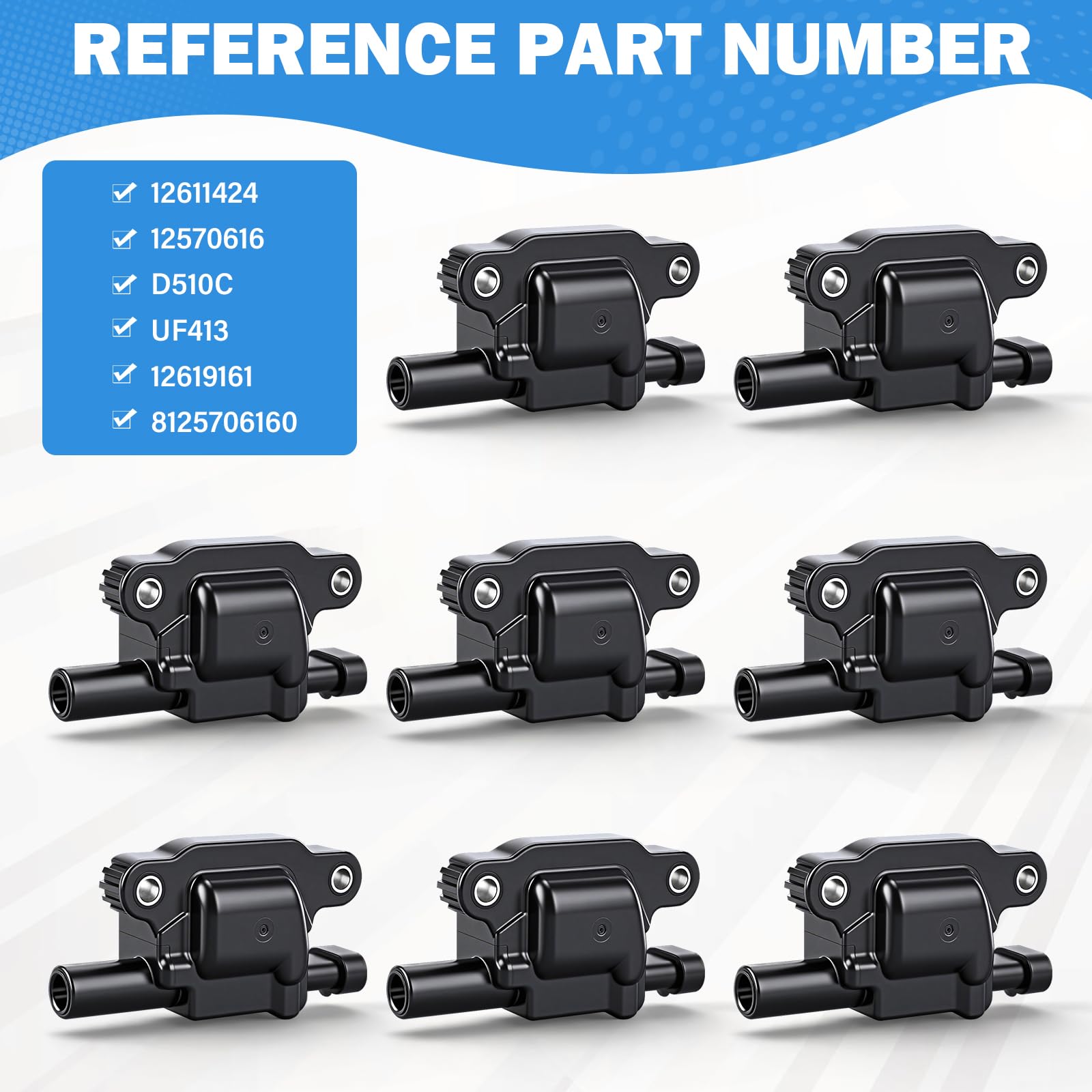 Yikesai single coil close-up highlighting durable housing and improved spark
