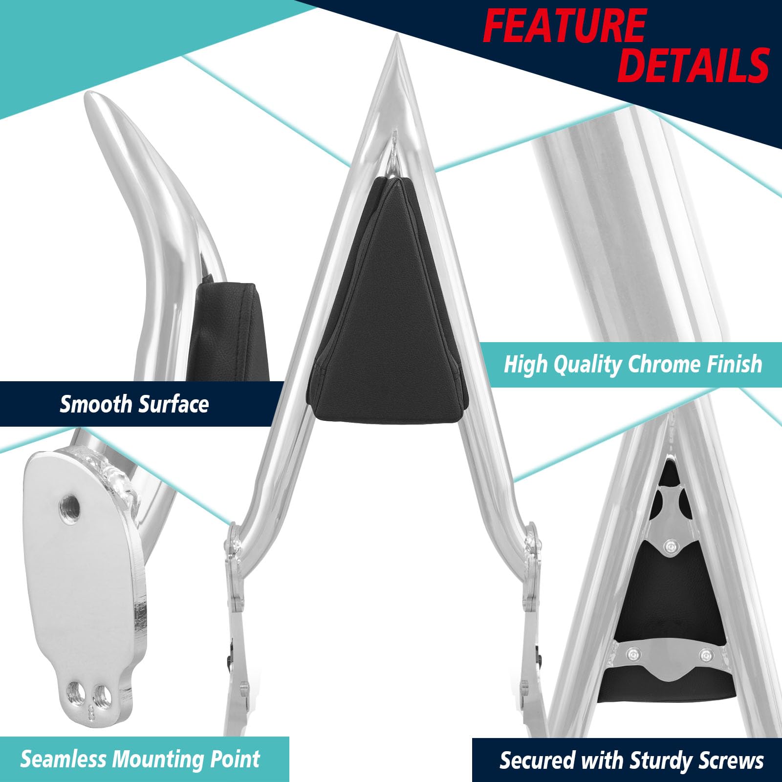 YikHouMall latch mechanism close-up enabling quick install and easy removal