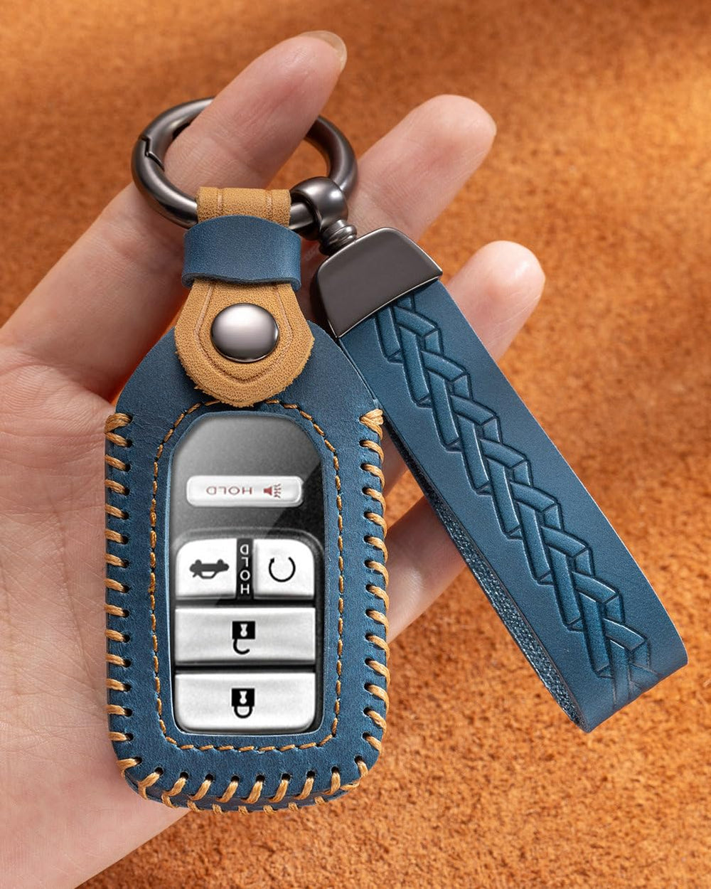 YINEOR key in hand demonstrating scale and easy carry benefit