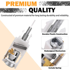 Yinlowa actuator pin close-up texture highlighting zinc-alloy strength benefit