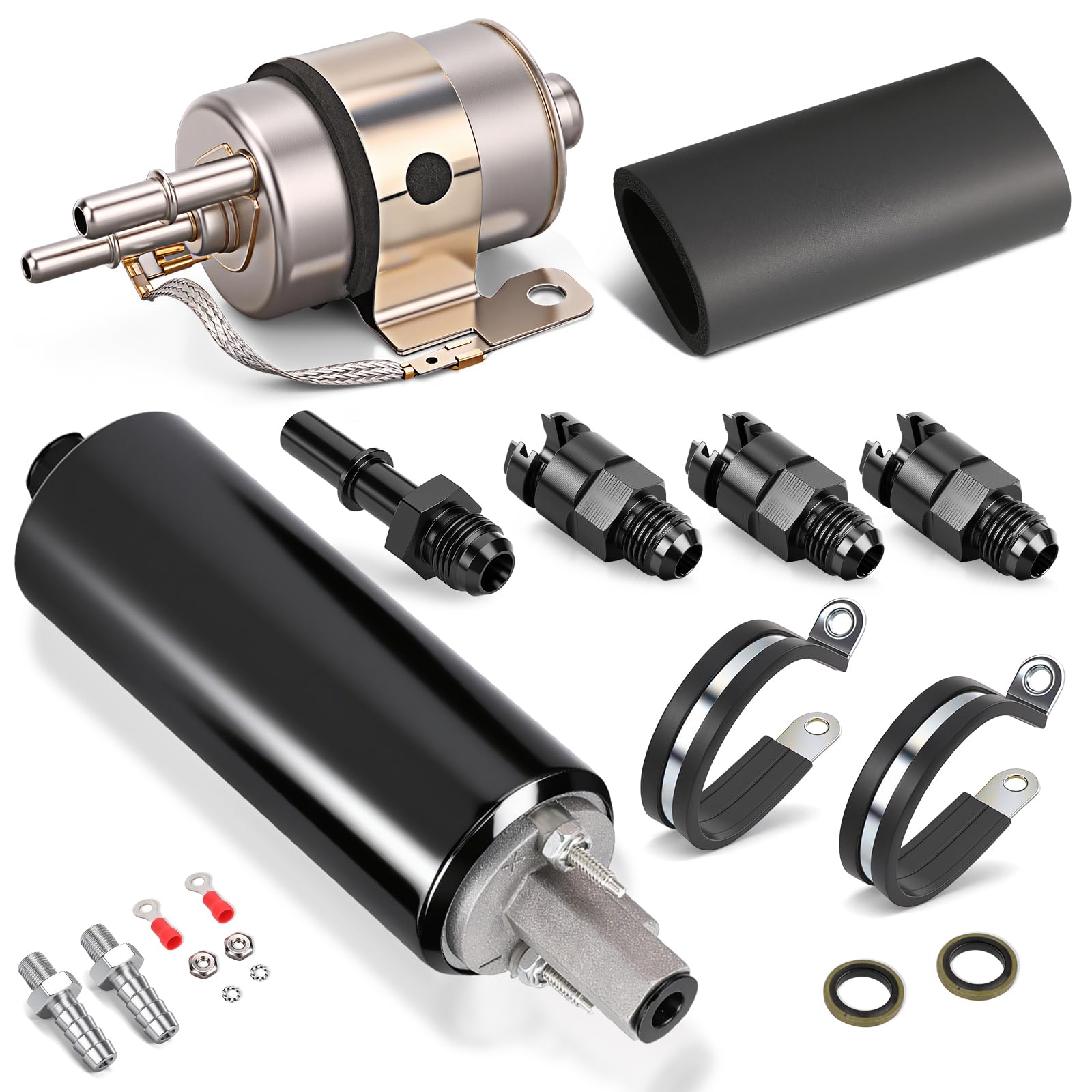 Yinlowa front assembly showing pump and regulator, clear fitment benefit