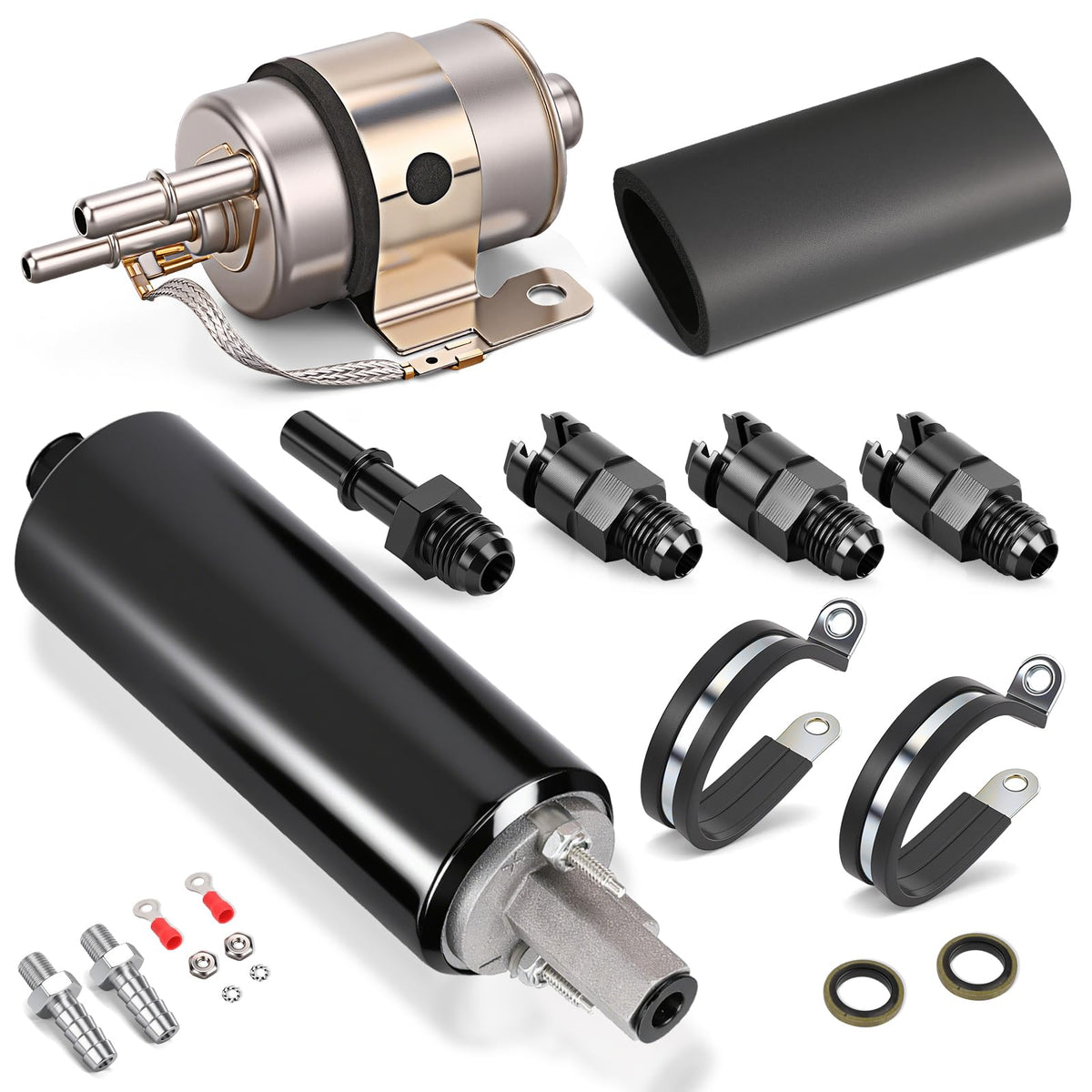 Yinlowa front assembly showing pump and regulator, clear fitment benefit
