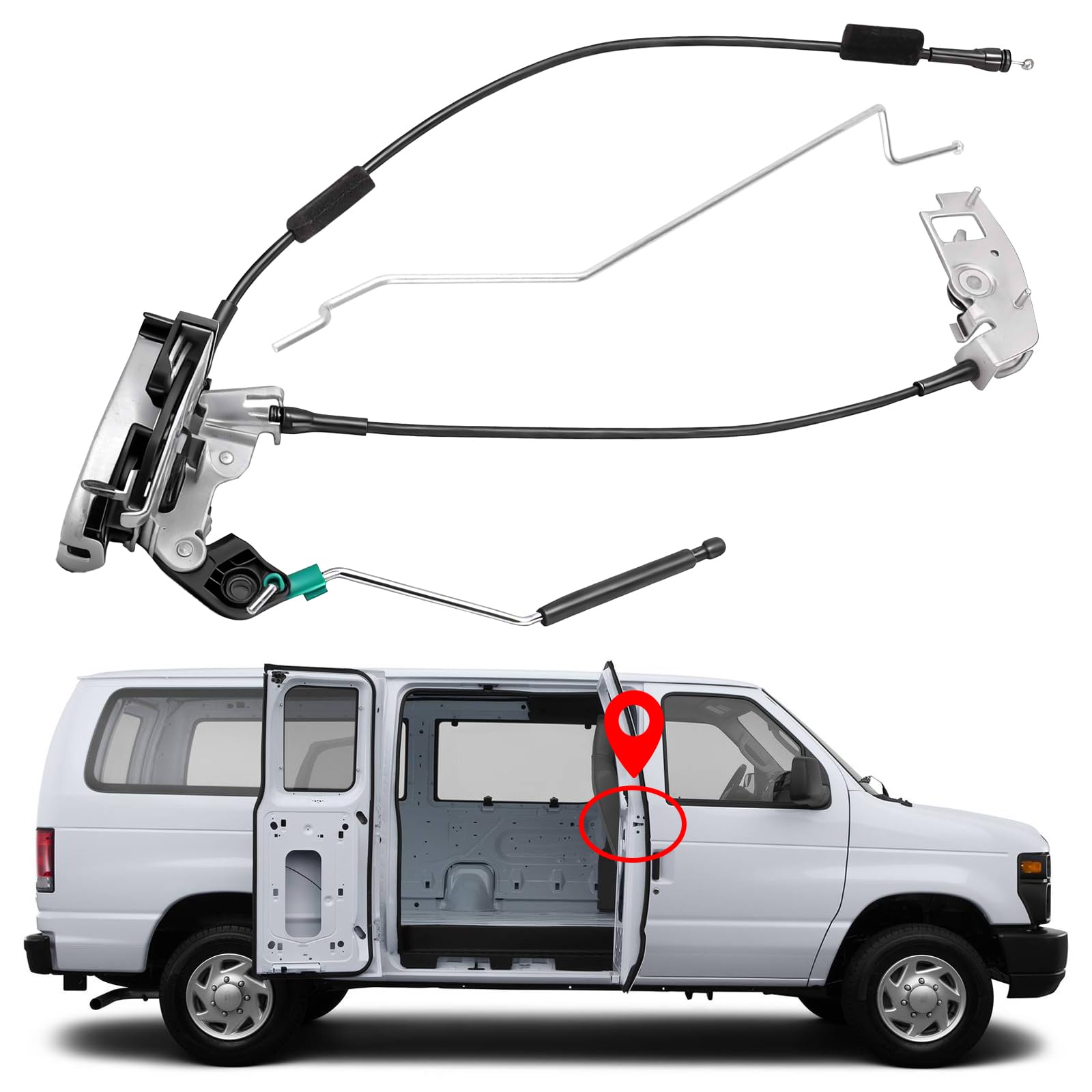 Yinlowa front latch assembly showing ready-to-install design and reliable fit