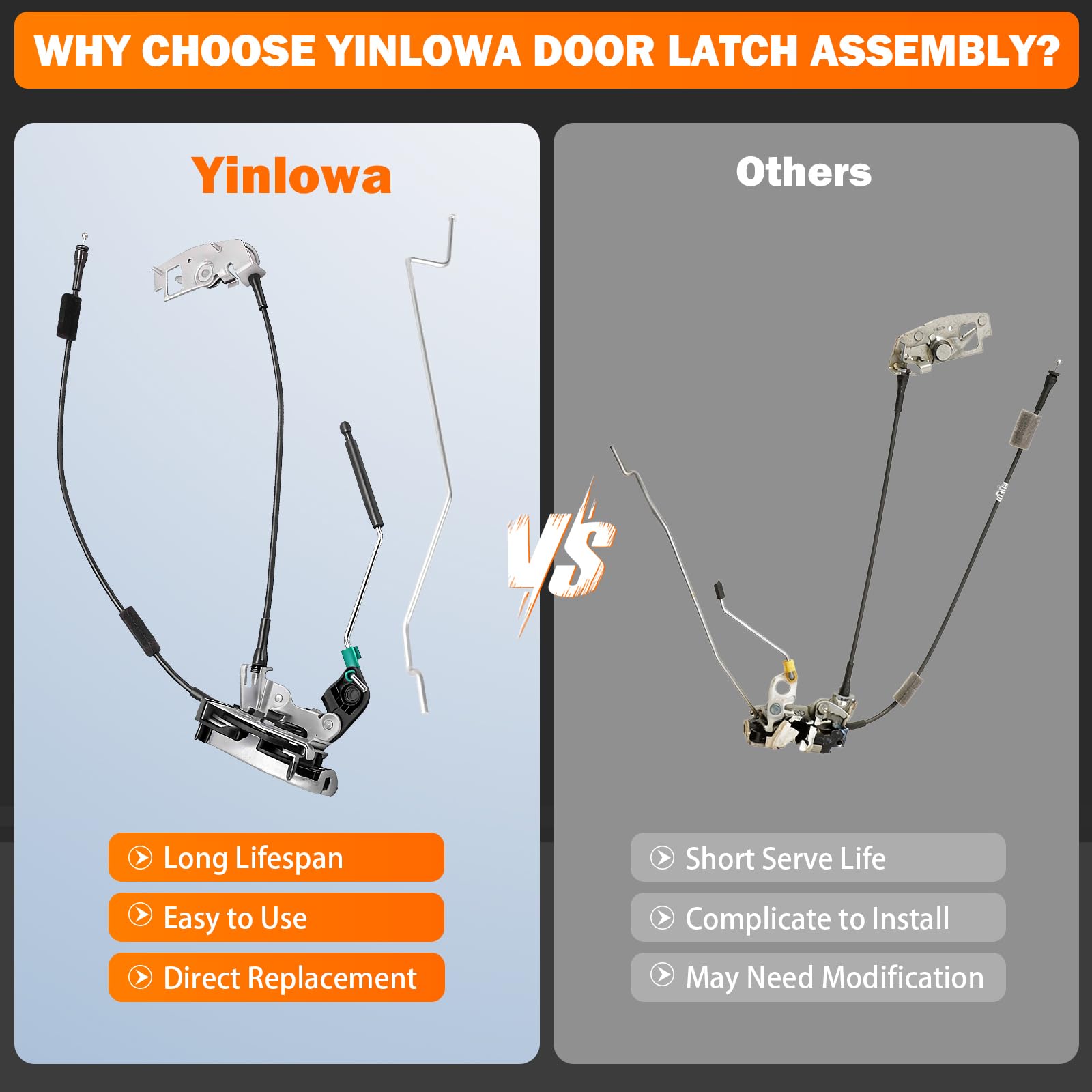 Yinlowa label and part number image helping confirm OE compatibility