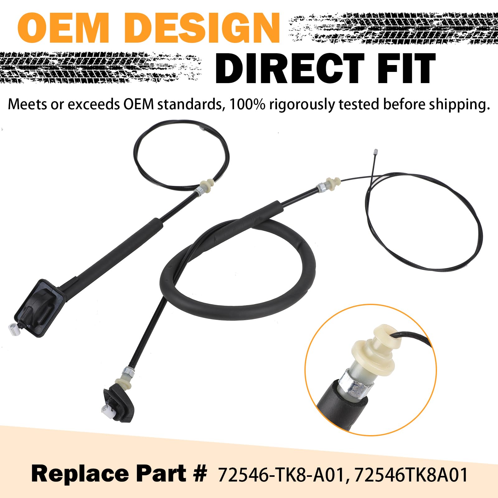 Yinlowa product label and included parts showing OE number match for confidence