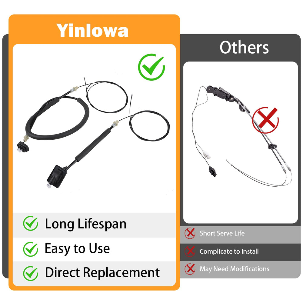 Yinlowa cable next to ruler highlighting accurate fit for 2011–2017 Odyssey benefit
