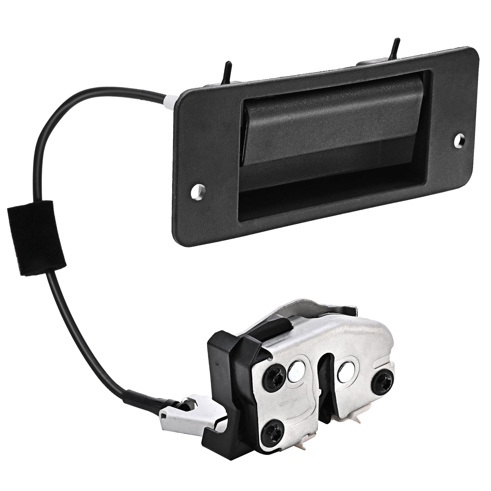 Yinlowa side angle showing latch and rod routing for easy install