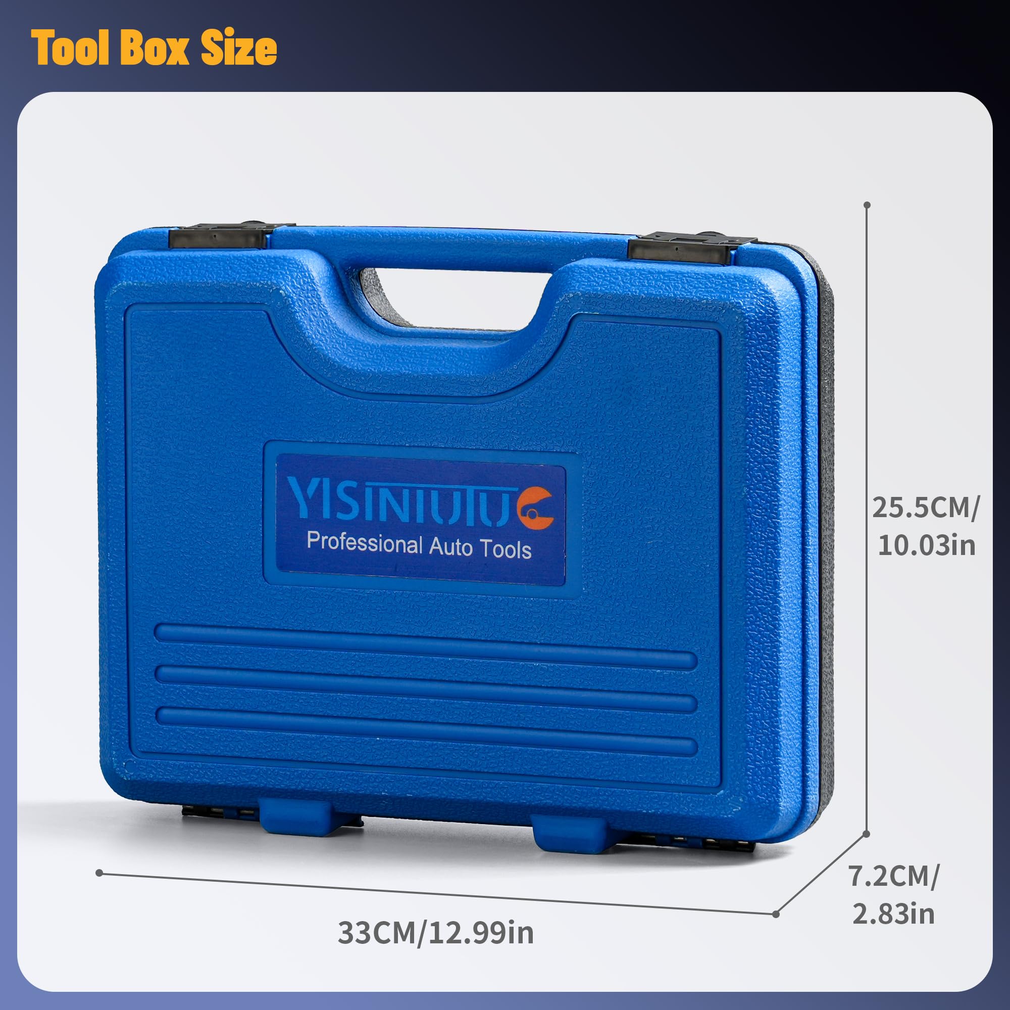 Mechanic using YISINIUTUO kit on engine showing faster, safer timing work