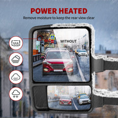 YITAMOTOR convex lens detail for wider field of view and reduced blind spots when towing