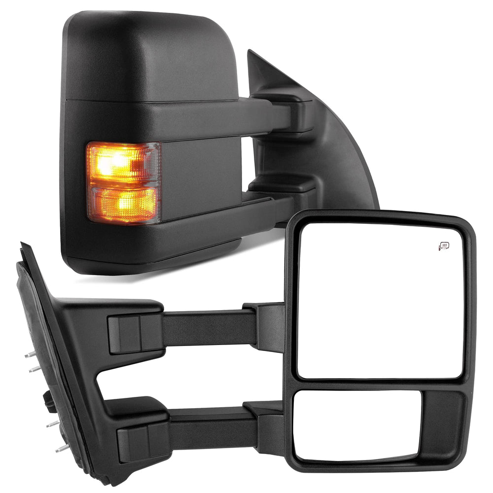 YITAMOTOR front view pair showing fit and finish for Super Duty trucks, improving visibility